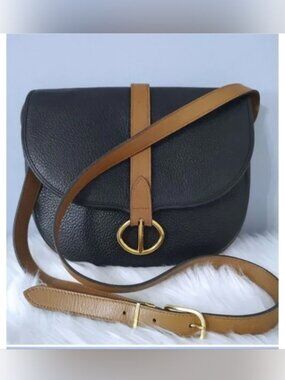 Dior vintage leather saddle crossbody bag EUC